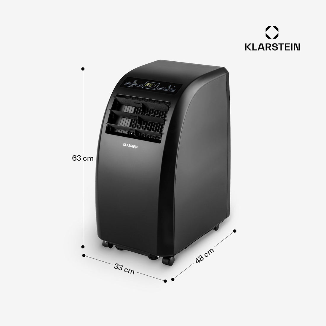 Metrobreeze Rome Smart 10000 BTU Mobile Klimaanlage Schwarz